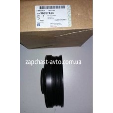 Шкив коленвала Авео 1.6,Lac 1.6, Нубира 1.6,Tac1.6 GM 96897424,96352877